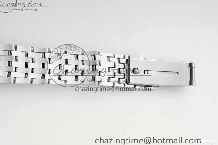 0107 Casual De Ville SS DIWF 1:1 Best Edition White Dial RG Markers on SS Bracelet MIYOTA 7847